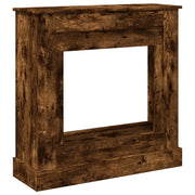 Cornice per Camino Rovere Fumo 90x30x90 cm in Truciolato CFW7323473