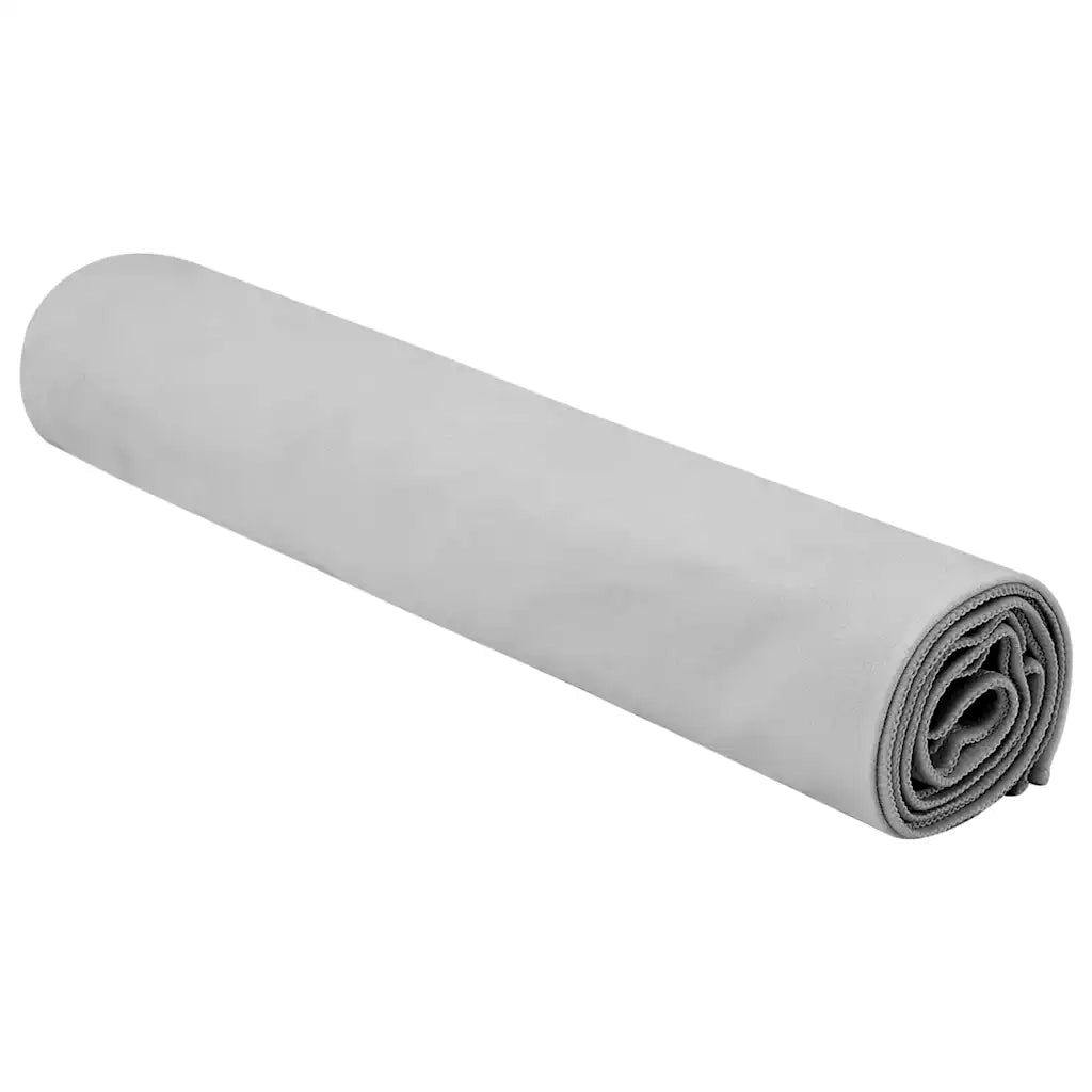 Asciugamani Sportivi 2 pcs Grigio 140 x 70 cm 42011469