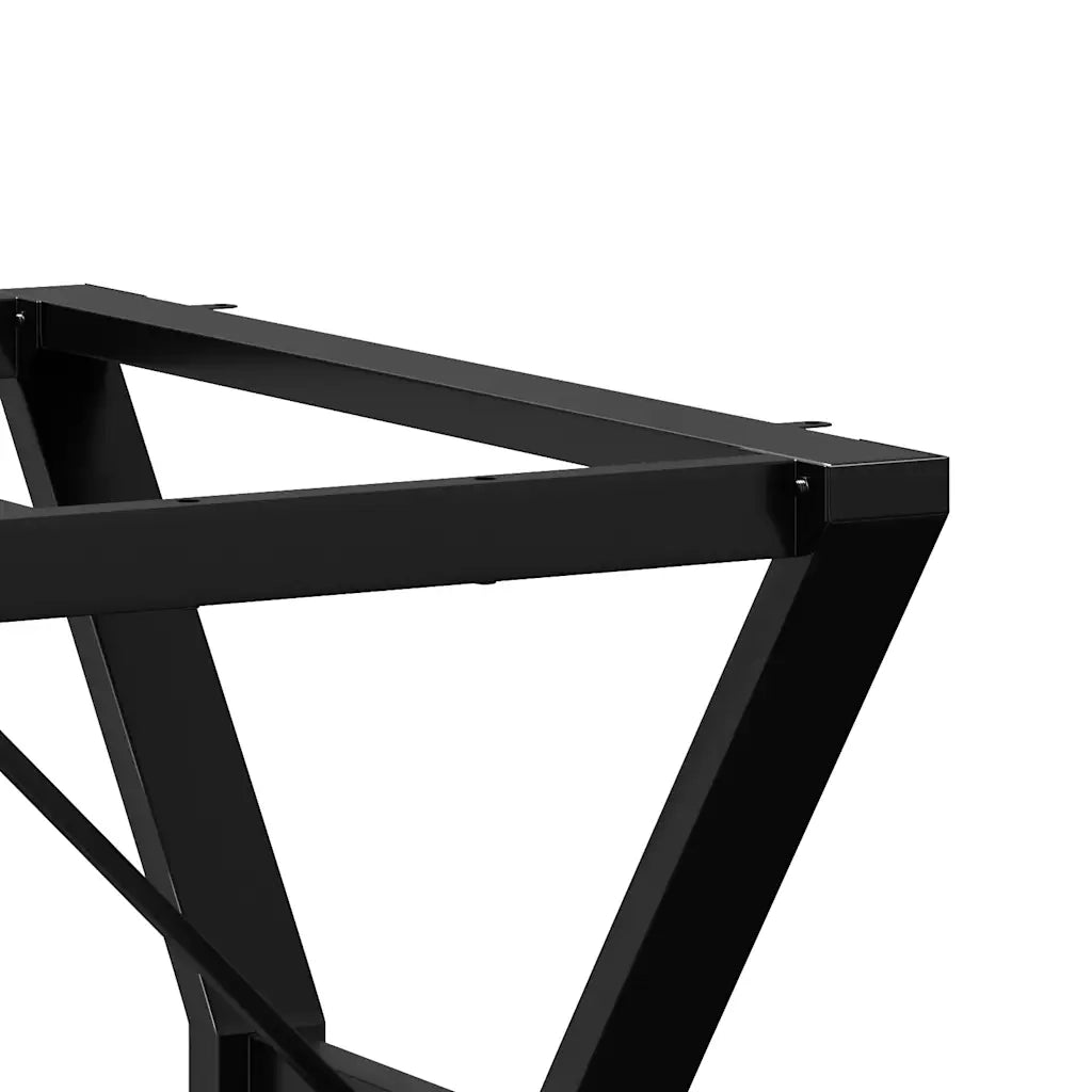 Telaio Gambe a Y per Tavolo da Pranzo 80x40x73 cm in Acciaio 357933