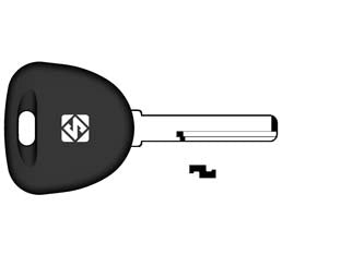 CHIAVI AUTO LOOK ALIKE PORTA TRANSPONDER HU56RTE  HU56RTE    SILCA