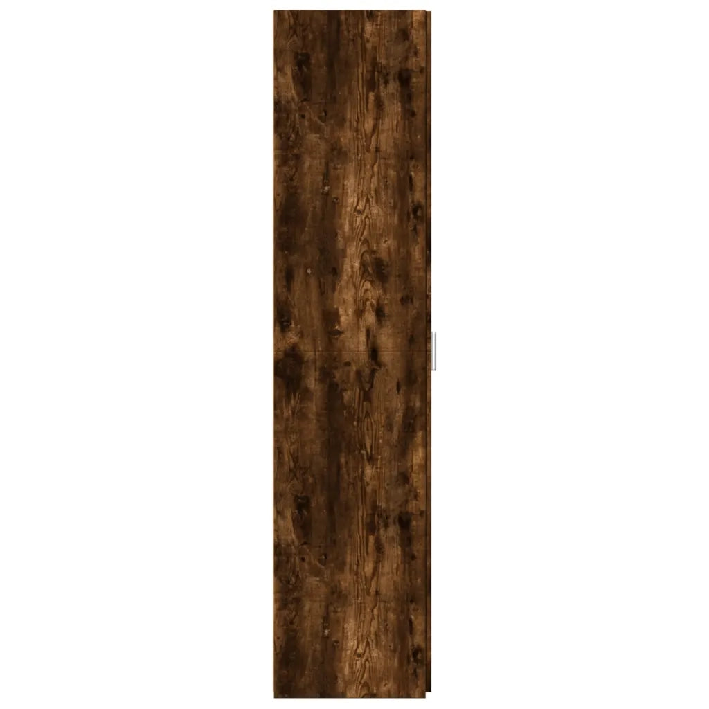 Credenza Rovere Fumo 30x42,5x185 cm in Legno Multistrato
