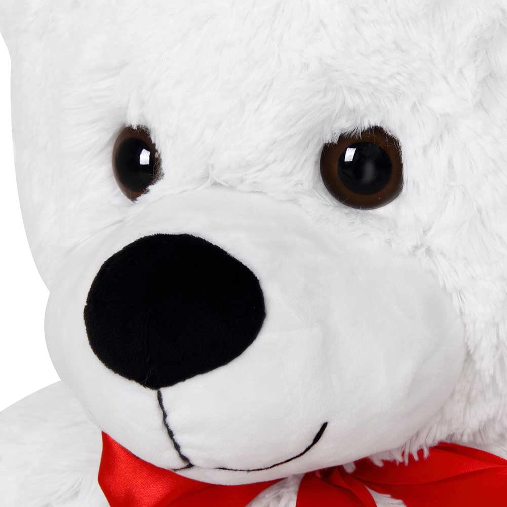 Peluche Orso Gigante XXL Alto 150cm Pupazzo Bambini Orsacchiotto Morbido Bianco