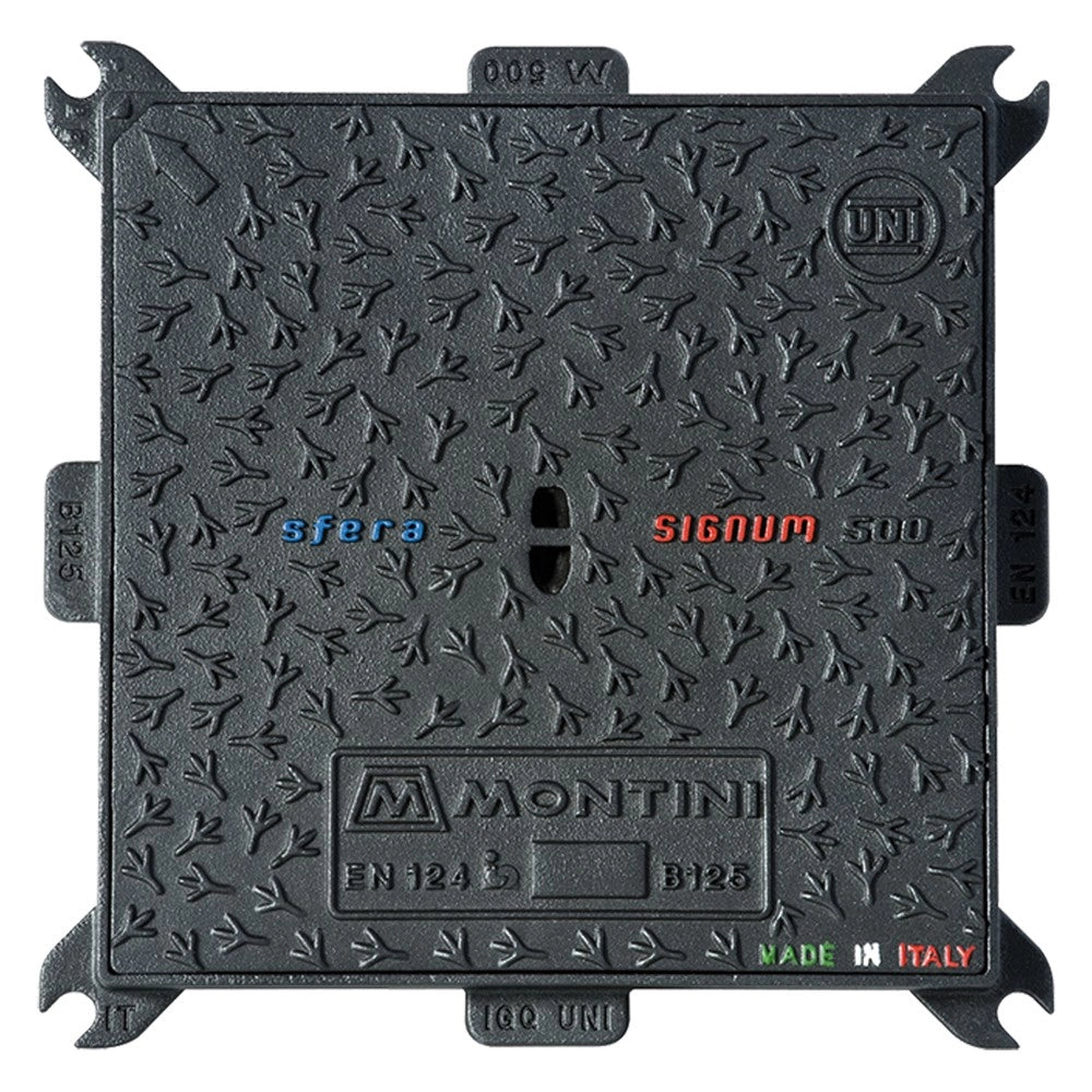 CHIUSINO IN GHISA CLASSE B125 SIGNUM-30X30-KG6,7