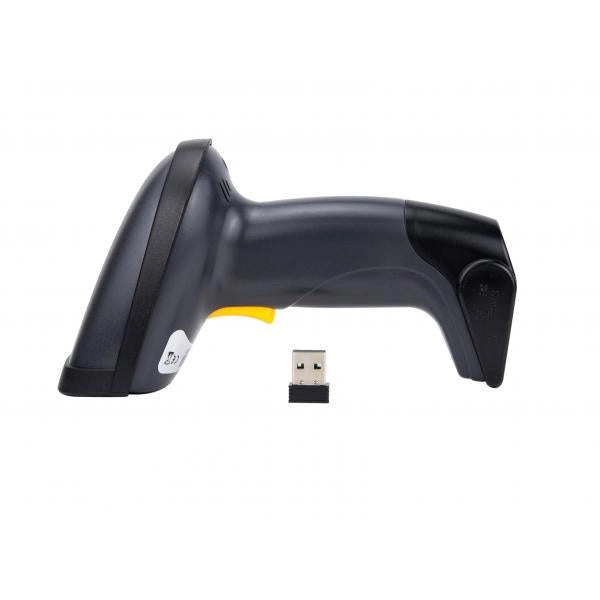 351024 lettore di codici a barre Lettore di codici a barre portatile 1D / 2D LED Nero