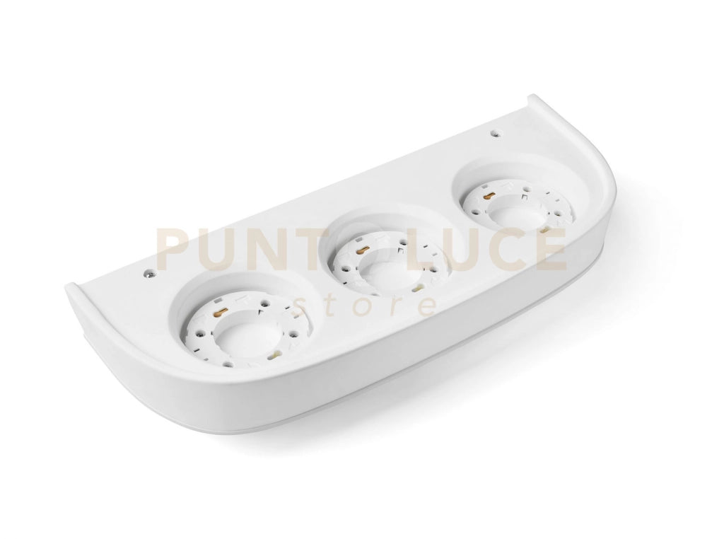 ELLADE Applique a parete 3 luci attacco GX53 Bianco