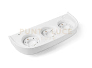 ELLADE Applique a parete 3 luci attacco GX53 Bianco