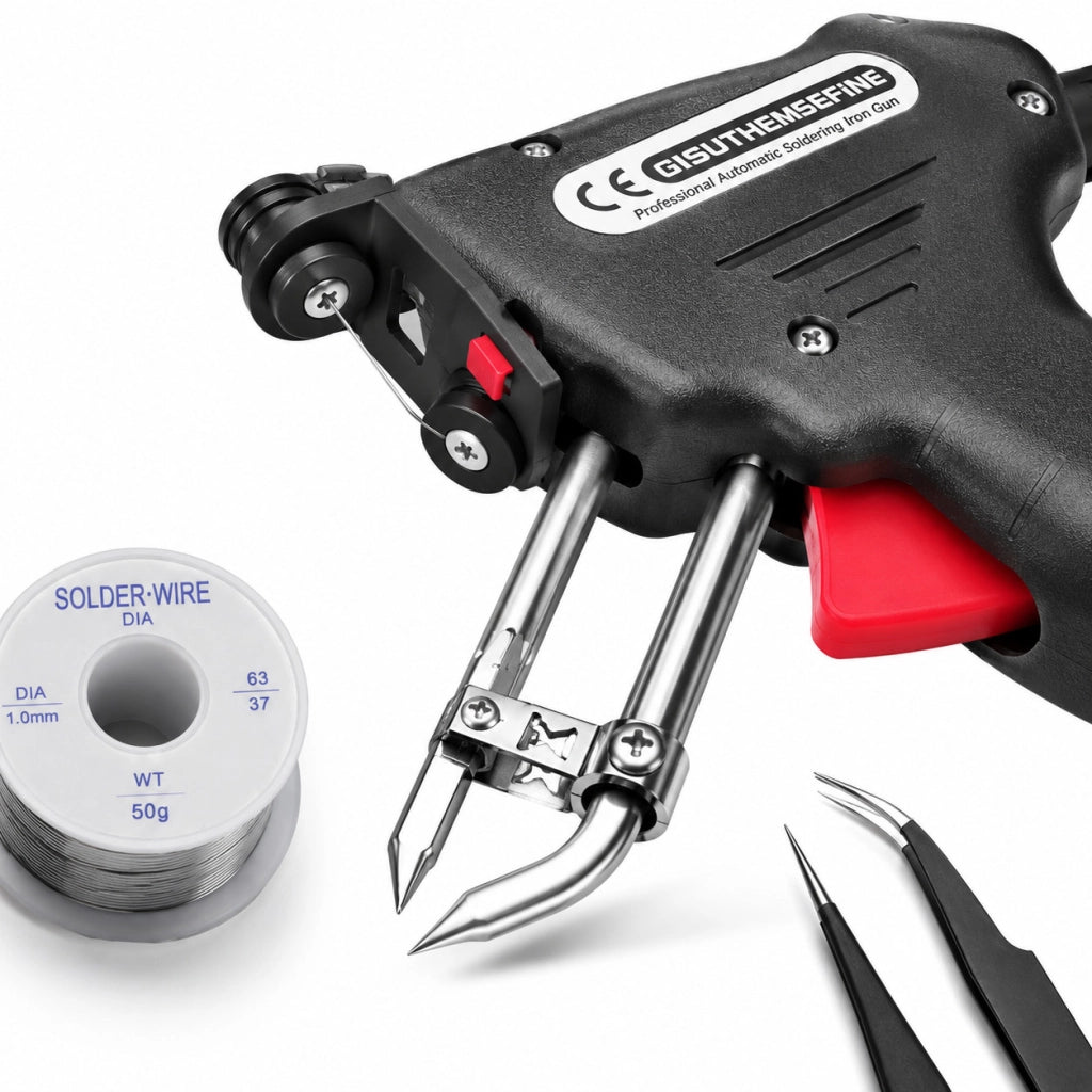 SALDATORE A STAGNO 60W PISTOLA AUTOMATICA KIT SALDATURA ACCESSORI FILO BS565 PRO