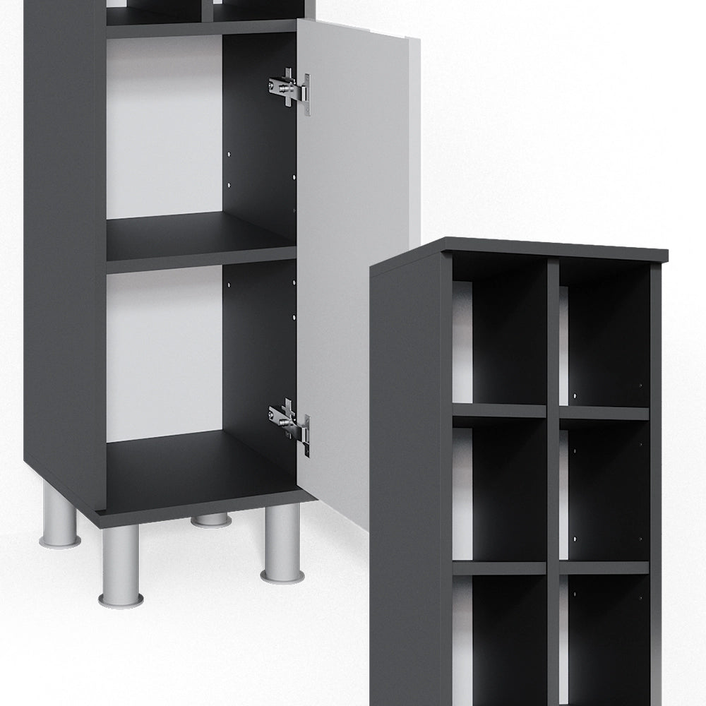 Mobiletto bagno Fynn Bianco lucido 30 x 130.6 cm porta grande Vicco