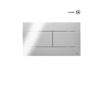 Placca di Comando OLI Slim Dual Doppio Scarico in Abs Cromo Lucida