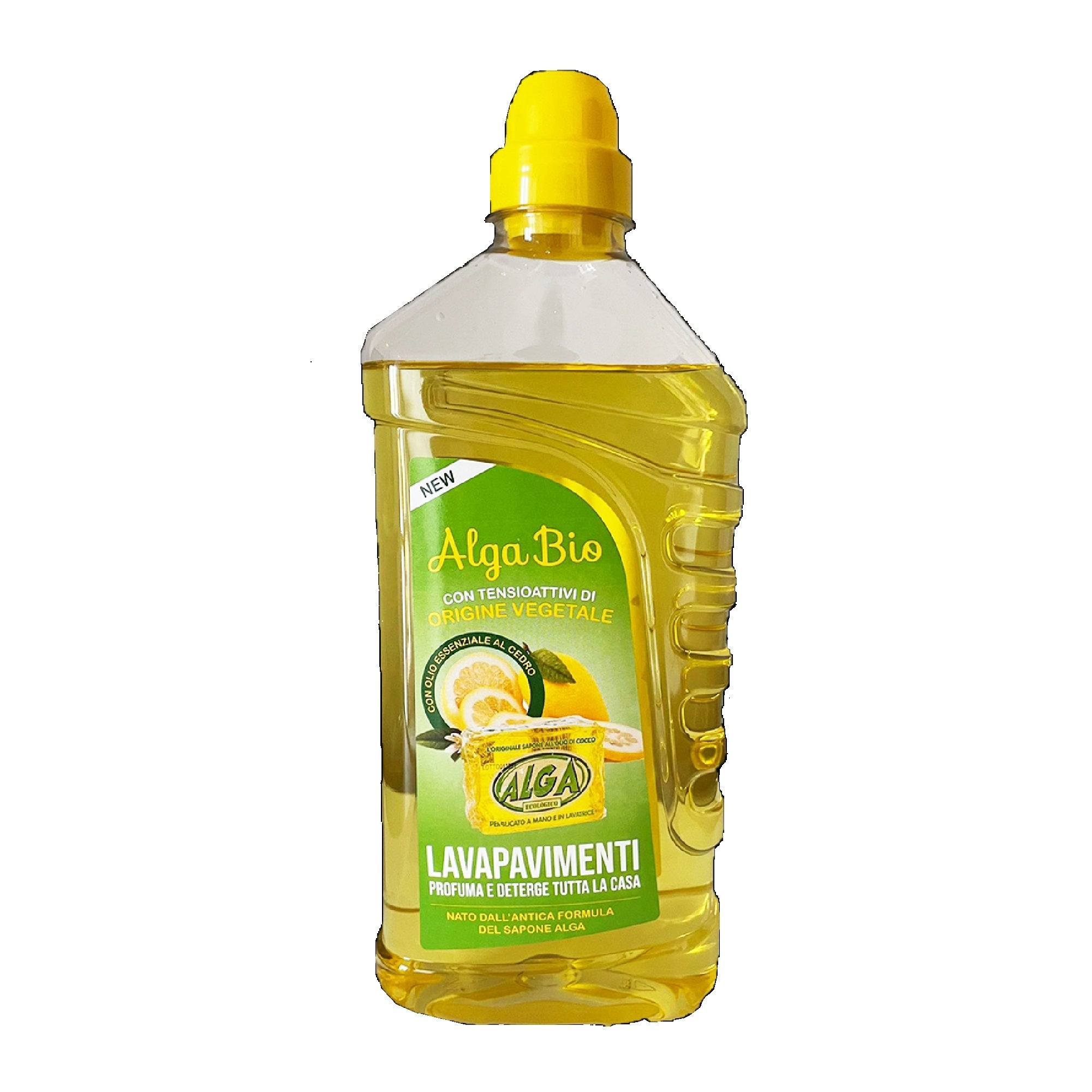 Lavapavimenti ALGA 1lt profuma sgrassa deterge casa olio essenziale di cedro