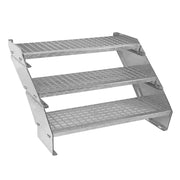 Scala zincata regolabile a 3 elementi - larghezza 900 mm