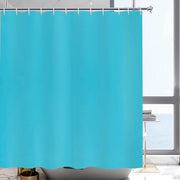 Douchegordijn in poliestere, per vasca, compreso pesi, lavabile, 200 x 220 cm (l x a), acquamarina blu