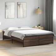 Giroletto Rovere Marrone 120x200cm in Legno Multistrato Metallo 3279896