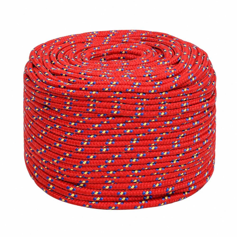 Boat Rope Red 10 Mm 25 M Polypropylene