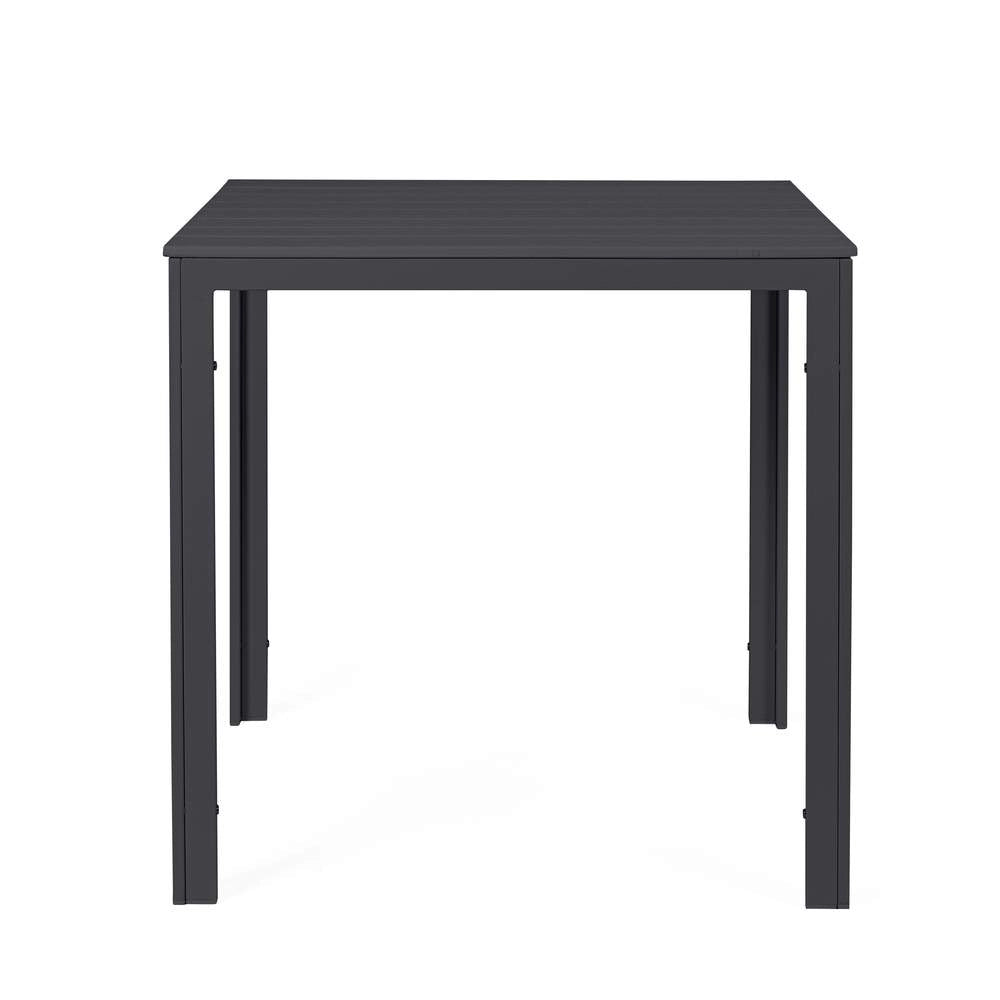 Tavolo da Esterno Quadrato Nero Sarita 78x78 cm Bizzotto