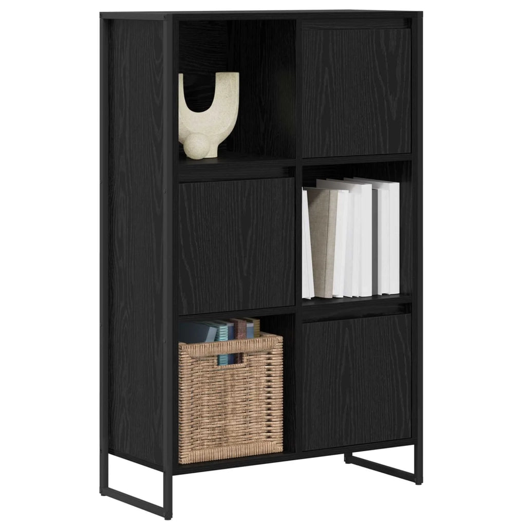 Armadio per Libri Rovere Nero 68 x 30 x 108.5 cm 886540