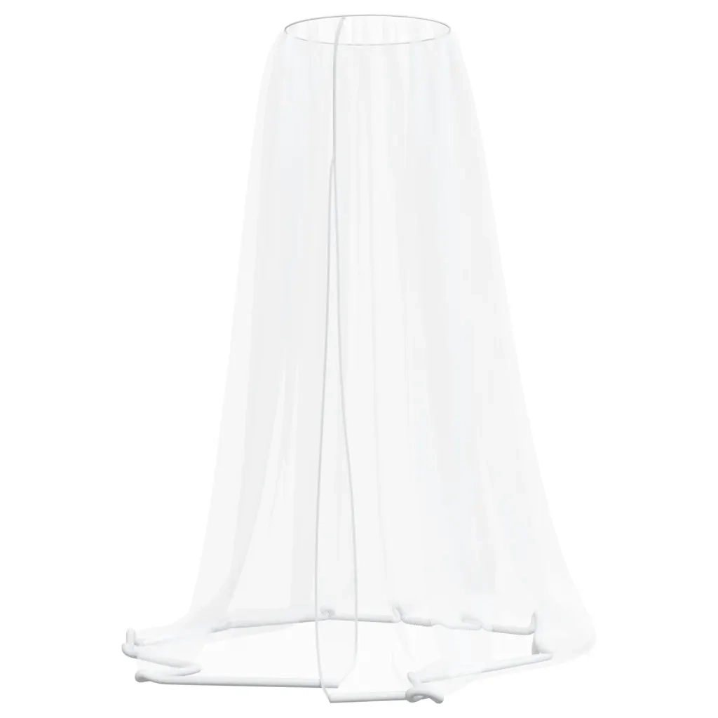 Zanzariera per Ombrellone 220 Rete Bianca Φ300x230 cm 4010040