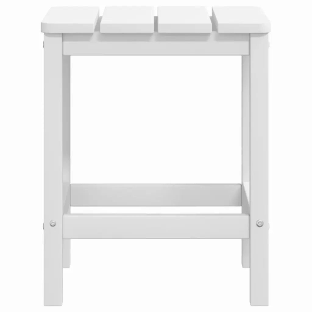 Sedie da Giardino | Sedie da Esterno con Tavolo Adirondack in HDPE Bianco