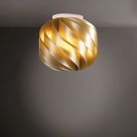 Plafoniera Moderna Globe Polilux ® New Gold 1 Luce E27
