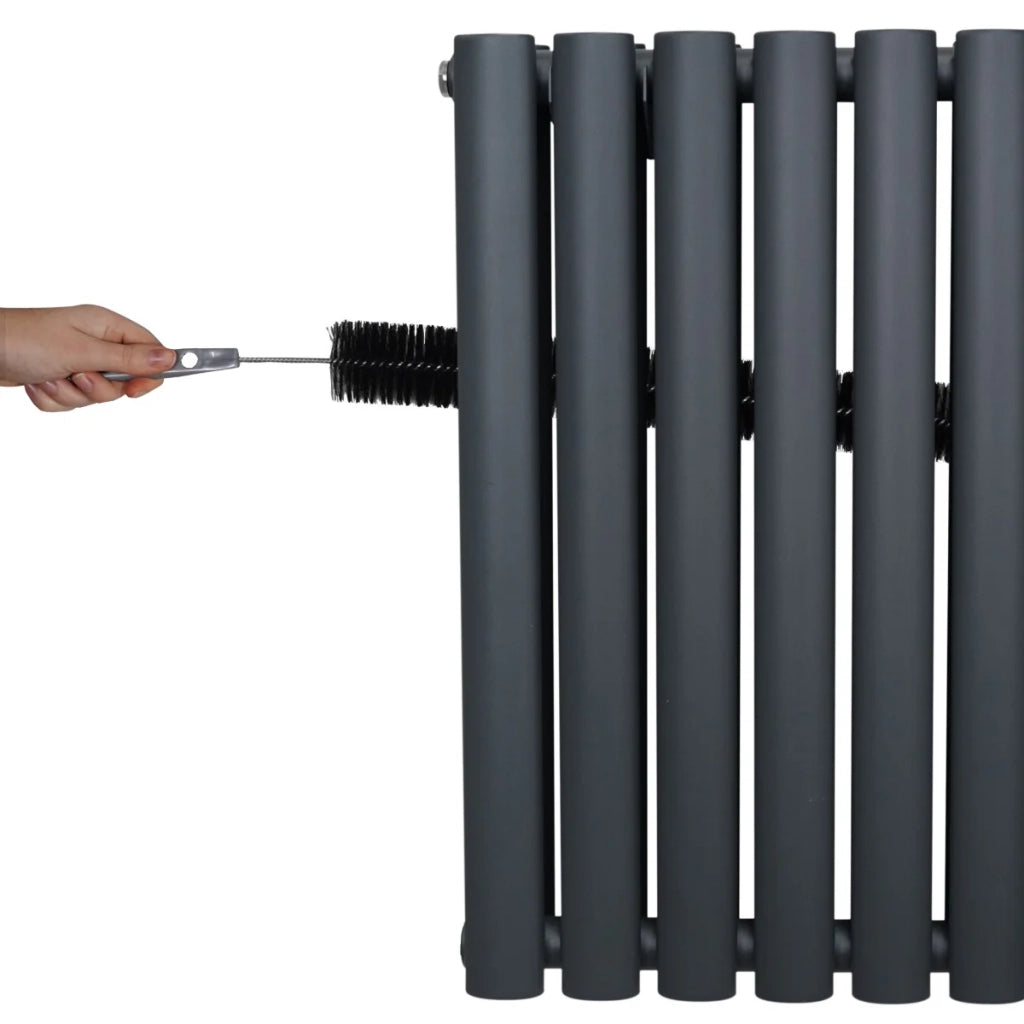 Radiatore a colonna ovale - 600 mm x 780mm - Grigio Antracite