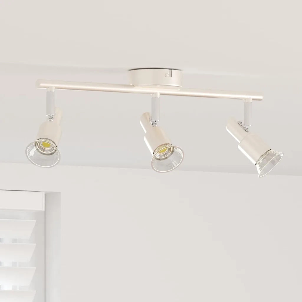Faretto da soffitto Nichel 39 x 10,5 x 10,5 cm Acciaio 4108209