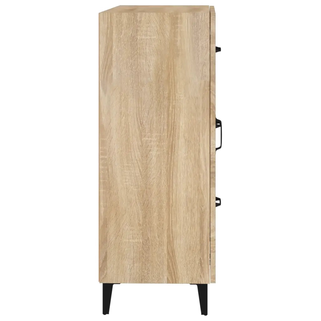 Credenza Rovere Sonoma 69,5x34x90 cm in Legno Multistrato