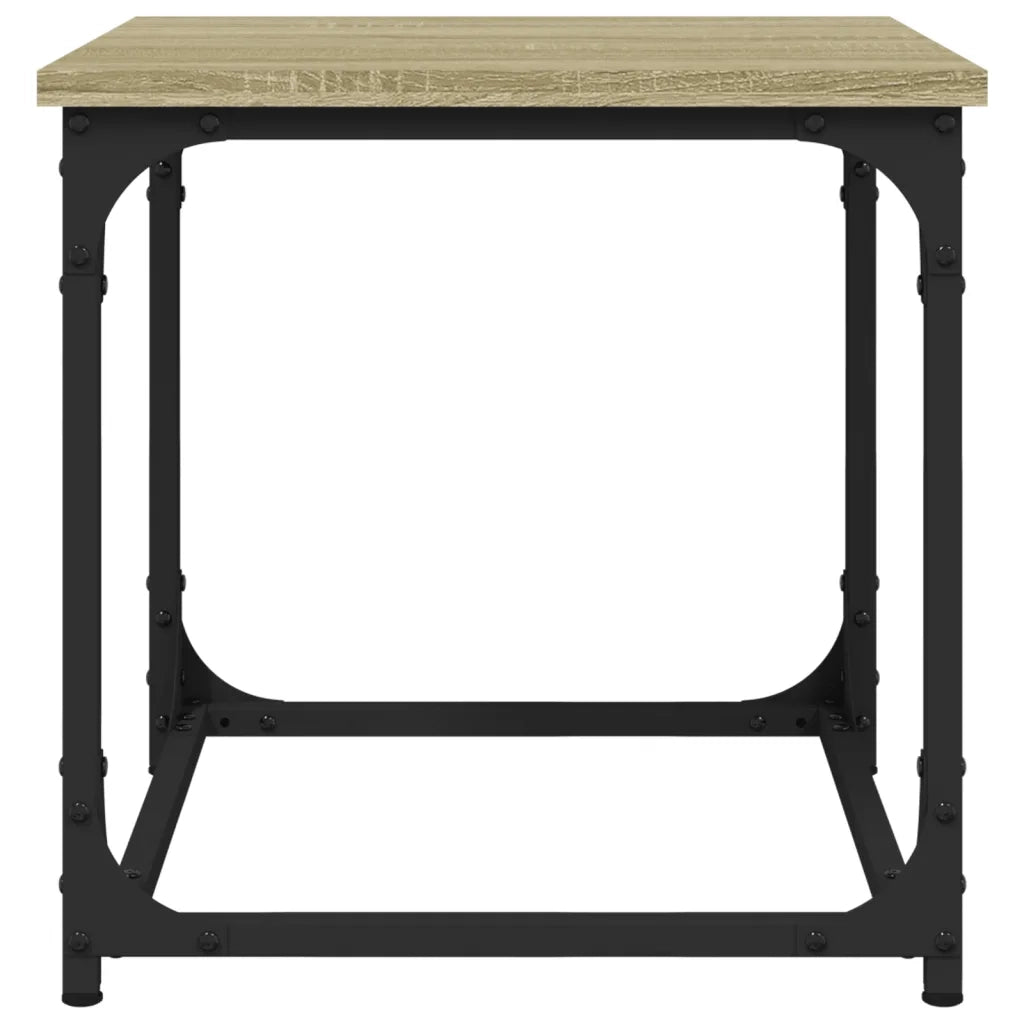 Tavolino Rovere Sonoma 40x40x40 cm in Legno Multistrato cod mxl 15649