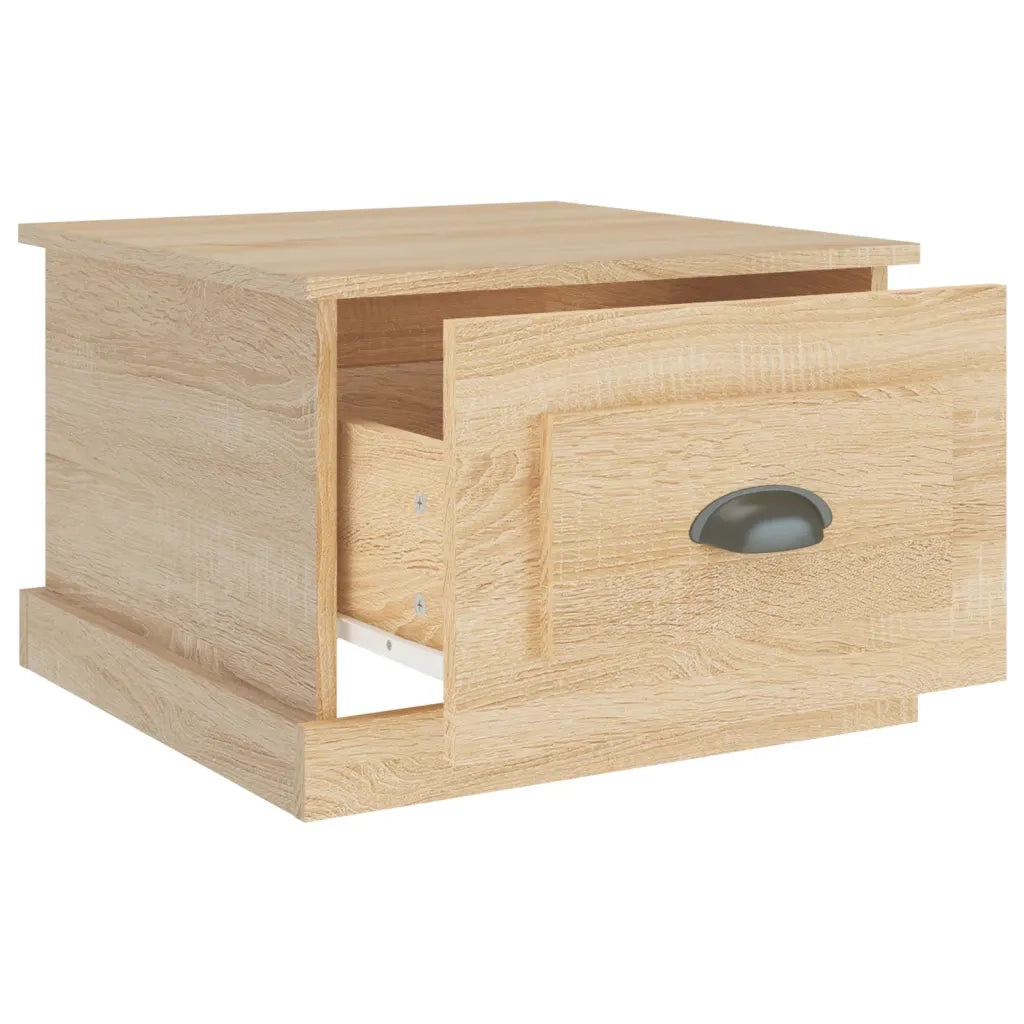 Tavolino da Salotto-Tavolino da soggiorno-Tavolo Rovere Sonoma 50x50x35 cm Legno Multistrato 188885