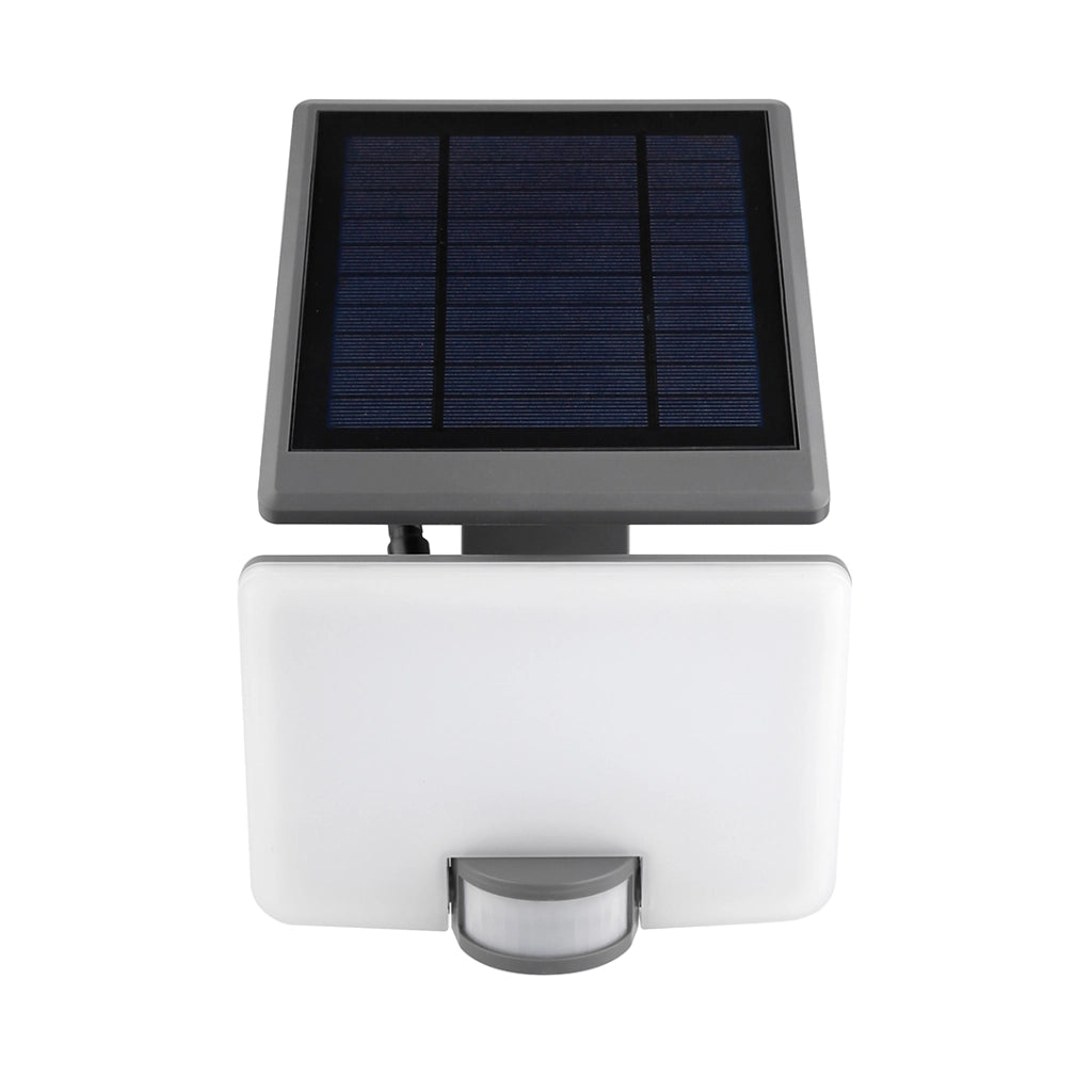 PROIETTORE LED ULYSSE ANTRACITE 10W 1000LM 4000K CON PANNELLO SOLARE E SENSORE DI MOVIMENTO IP54 17,8X14X29CM CAV