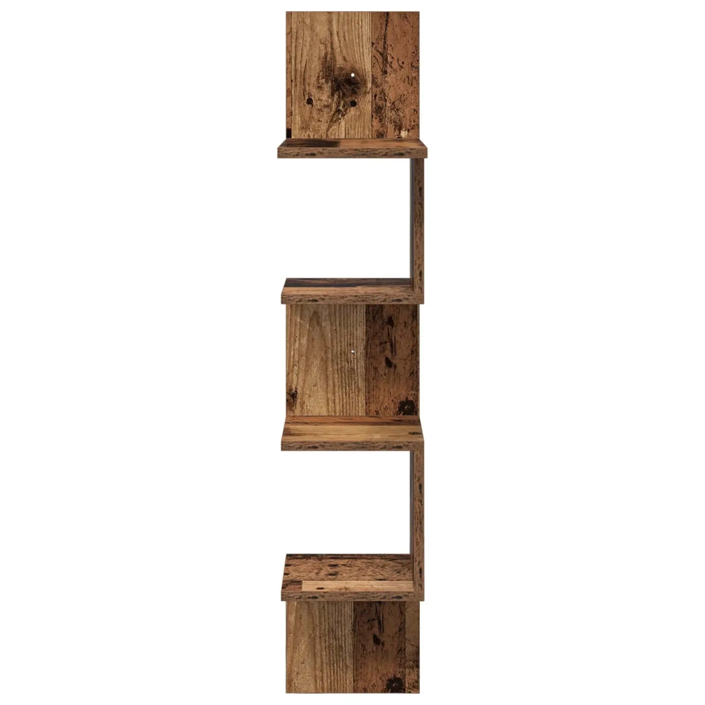 Scaffale da parete A parete Legno antico 32 x 21 x 107 cm 8012138