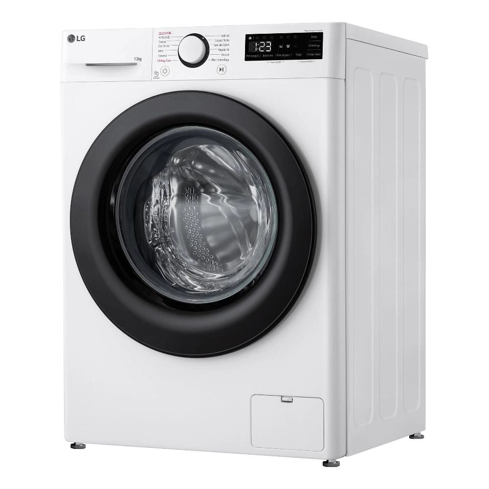 Lavatrice A Carcio Frontale Lg 13 Kg Serie R3 F4R3013NSWB AI DD Classe A -20% 1400 Giri (A85xL60xP61,5) Lavaggio A Vapore Allergy Care Inverter Direct Drive