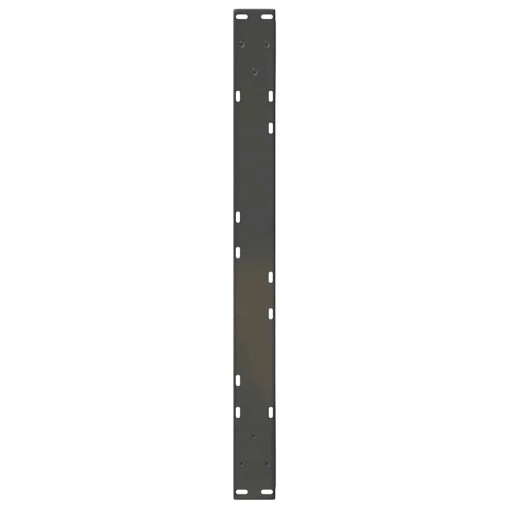 Set di 2 gambe regolabili per tavolino da caffè design moderno 70 x 42-43,3 cm acciaio antracite 02_0057000