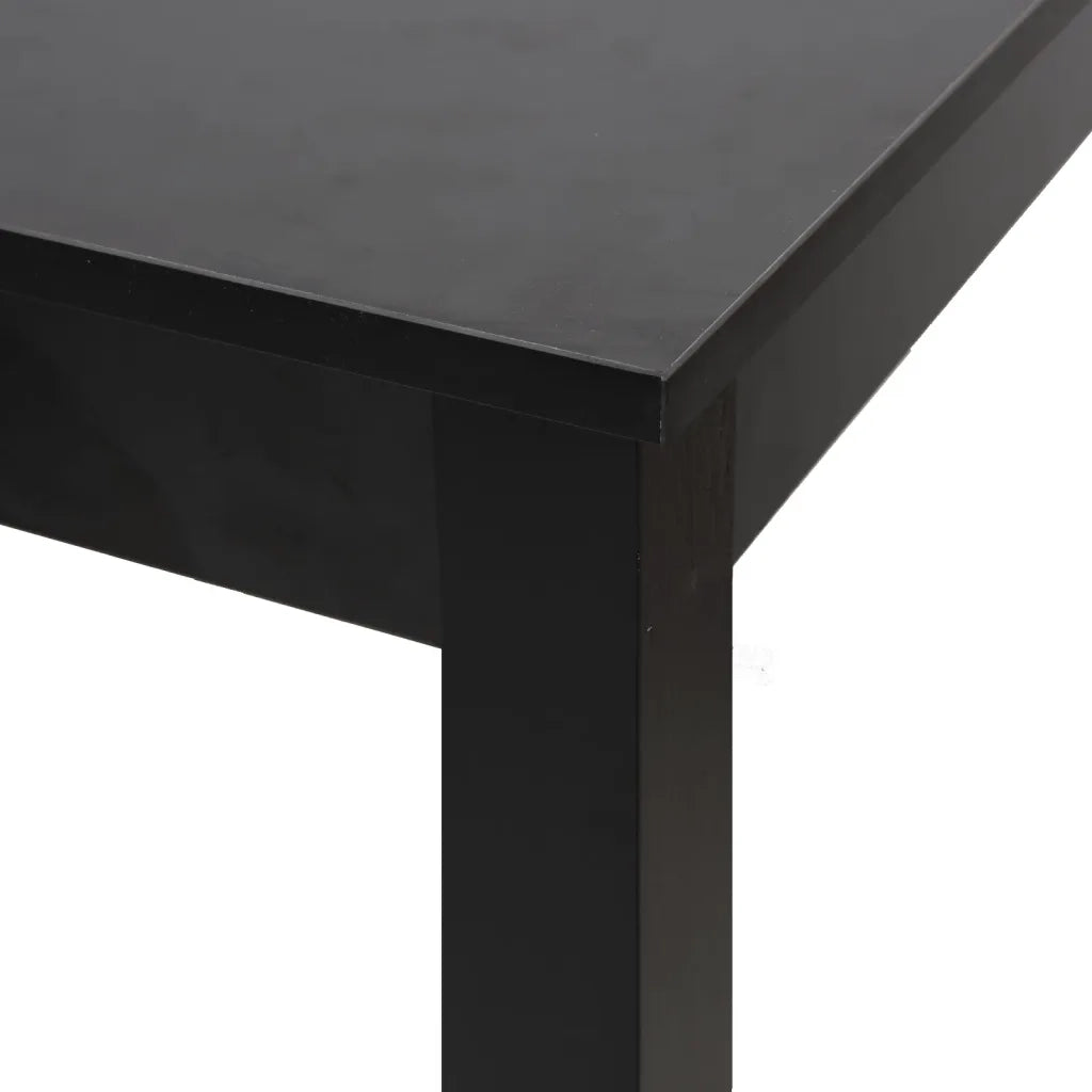 Tavolo da Bar in MDF Nero 115x55x107 cm 240378