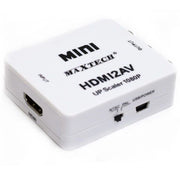 Trade Shop - Adattatore Maxtech Convertitore Video Da Hdmi A Rca Interfaccia Hdmi2av Chdmi-rca -