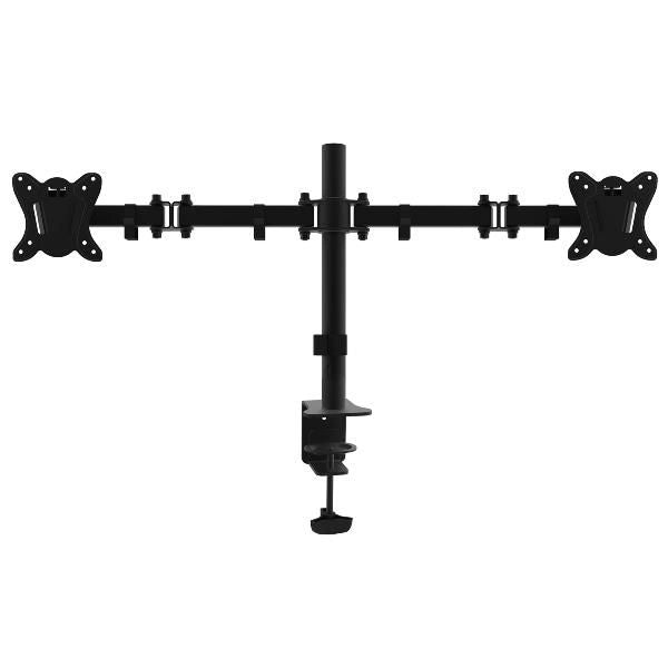 Equip staffa di montaggio da tavolo articolata per doppio monitor da 13” a 27” - 650152
