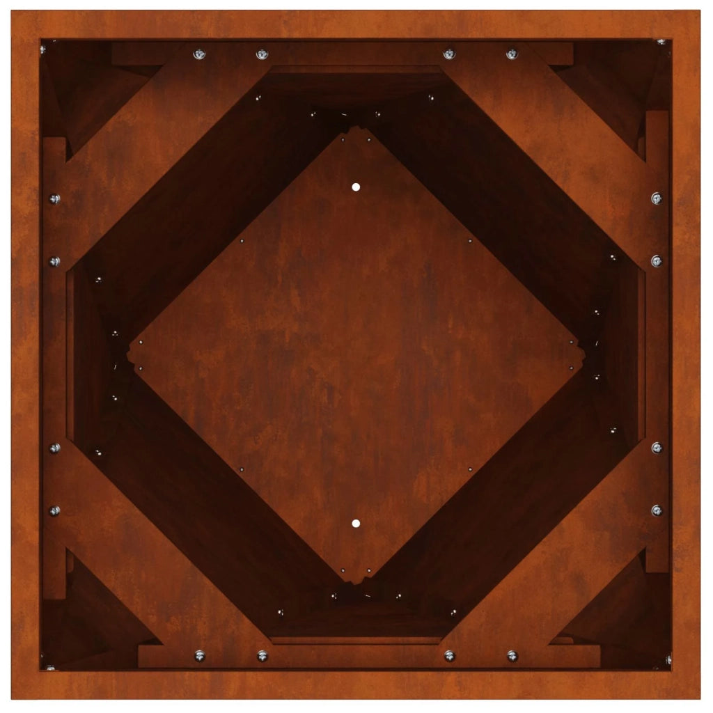 Fioriera Ruggine 50 x 50 x 75 cm 883806