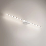 Brilliant Lampada da Parete e Soffitto Lineare in Alluminio Verniciato Bianco, LED 9W Dimmerabile TRIAC, Design Minimale 8.2x3.6x87.2 cm