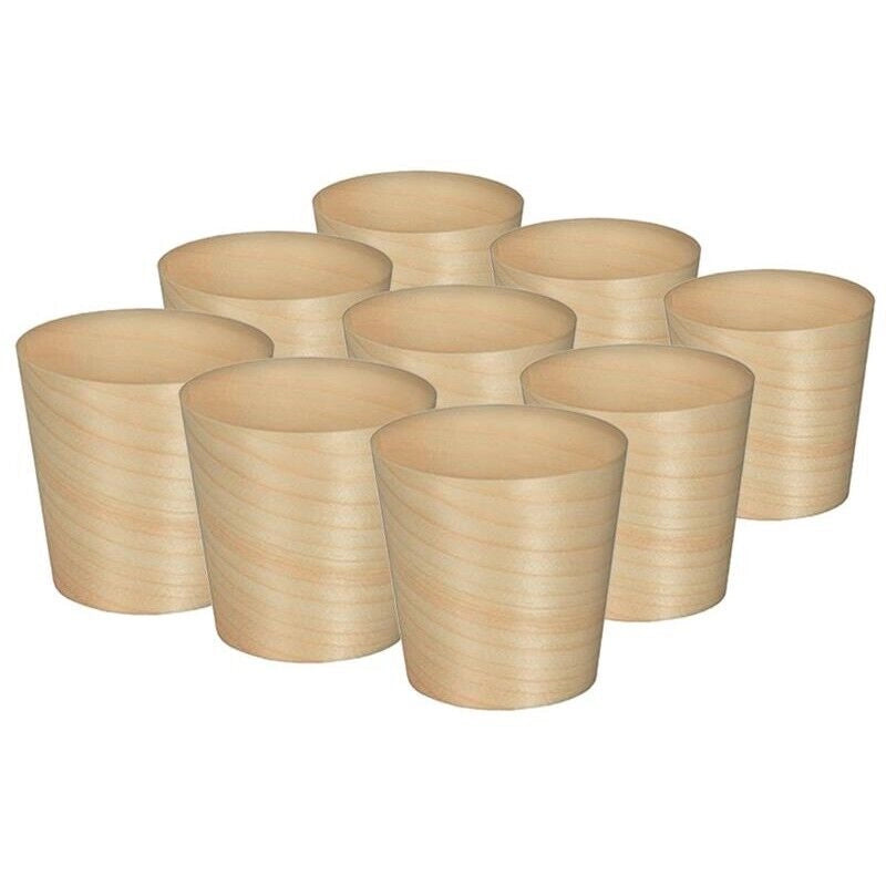 MAURY'S COPPETTA 4,5CM BAMBOO 9PZ MONOUSO PER FINGER FOOD APERITIVO HAPPY HOUR