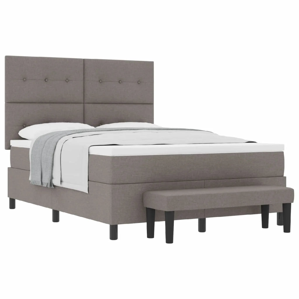 Letto a molle con testiera Talpa 140 x 200 cm Tessuto 3344076
