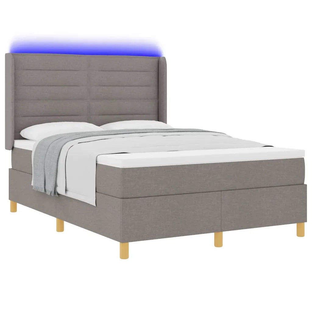 Letto a molle con materasso Talpa 140 x 200 cm Tessuto