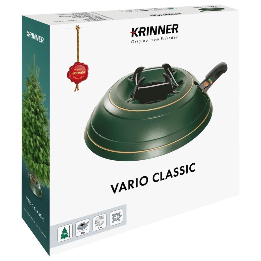 Krinner 94001 Vario Classic Supporto per Albero di Natale fino a 236 cm Diametro Base 39 cm colore Verde
