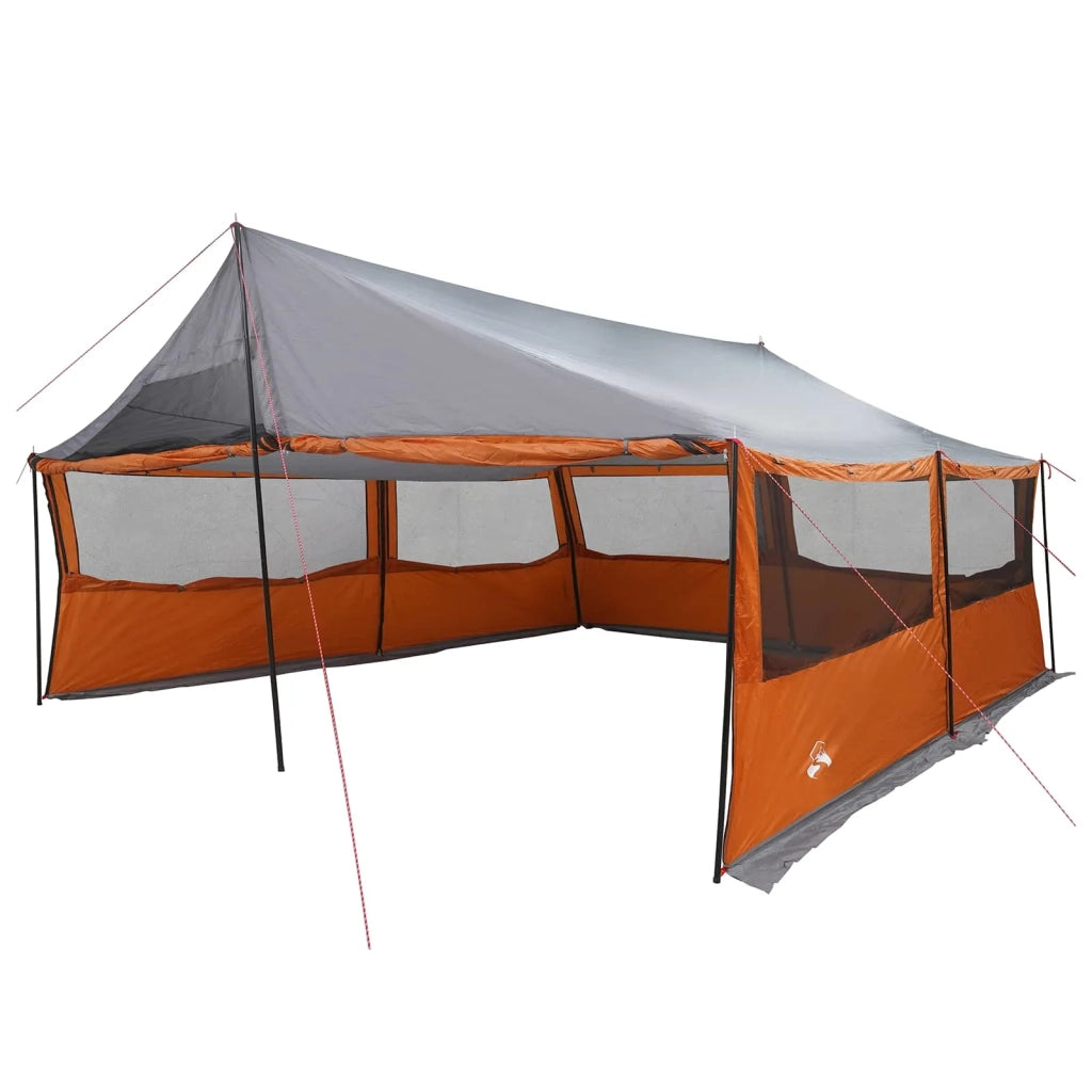 Tenda Familiare con tetto Grigio e arancione 600 x 400 x 268 cm 42028605