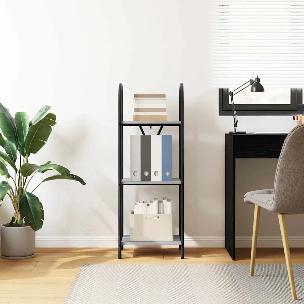 Libreria Grigio Sonoma 40 x 30 x 109 cm Legno multistrato 879938
