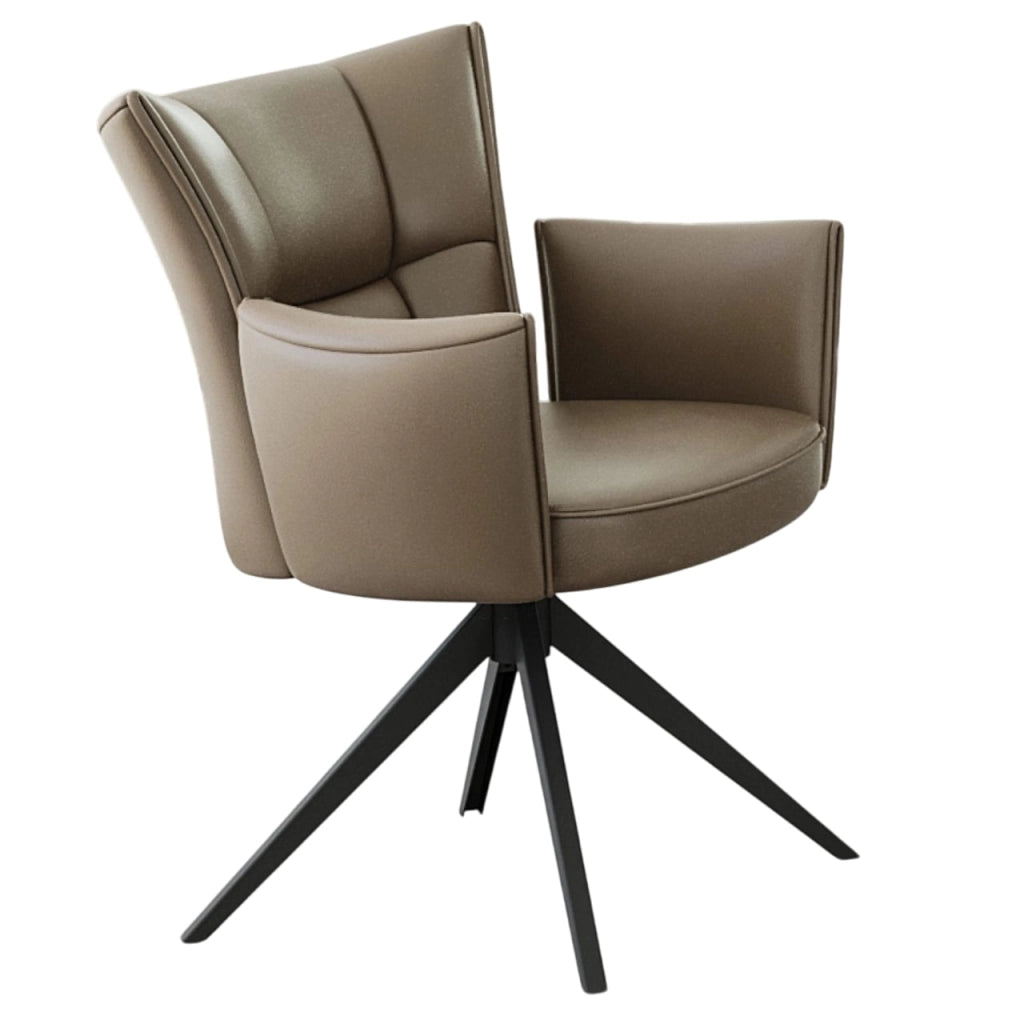 Sedia LEDER (marrone)