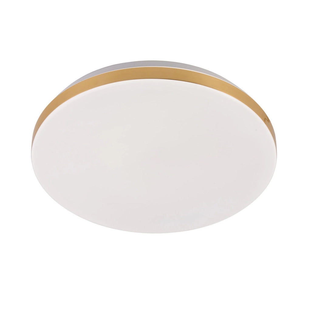 Plafoniera LED rotonda 33cm 18W oro 4000K Babilon Light Prestige