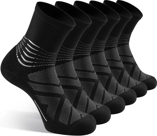 Sostenitori di compressione per uomo/donna - 3 paia - Supporto per arco plantare - Unico supporto - Transpirante - Supporto ottimale - Calze di compressione