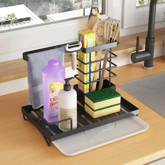 Organizzatore per la Spazzatura - Cassetto Pratico per la Cucina con Gocciolatore e Lavello