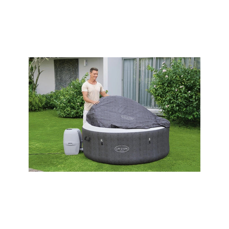 Spa gonfiabile idromassaggio 4 posti AirJet con riscaldatore 40°C e WiFi, diametro 180 cm con copertura e pompa filtro - Bestway