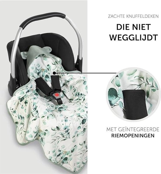 Draught deken per bambino per passeggino deken per autostola stagionale deken di cotone
