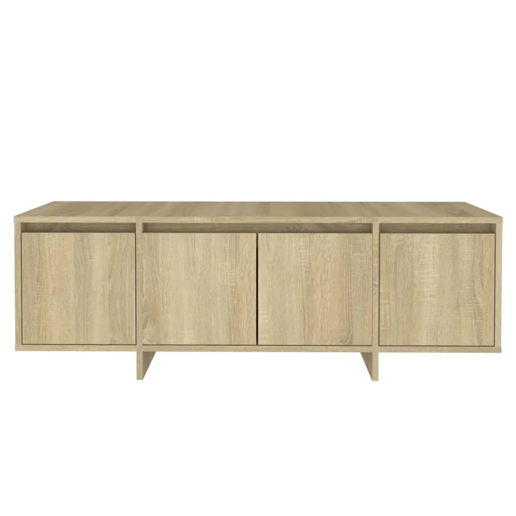 Mobile TV multimediale mensola TV credenza TV sala da pranzo soggiorno camera da letto rovere Sonoma 120 x 30 x 40,5 cm legno ingegnerizzato beige 02_0027463